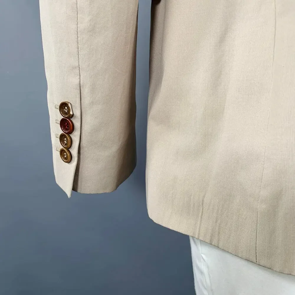 PS by PAUL SMITH Size 42 Khaki Cotton Blend Sport Coat